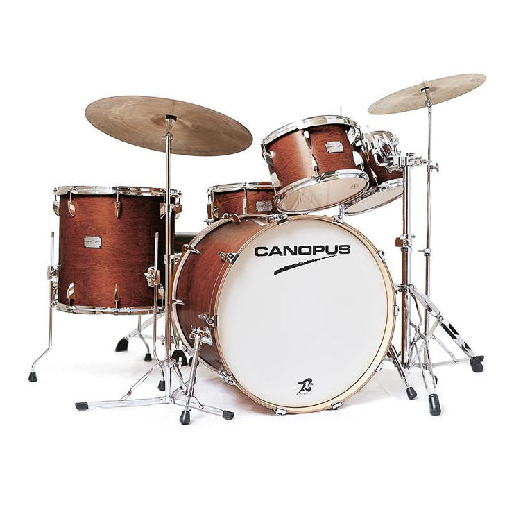 Canopus Yaiba 4pc Groove Kit Antique Brown Matte Lacquer - Drum Center Of Portsmouth