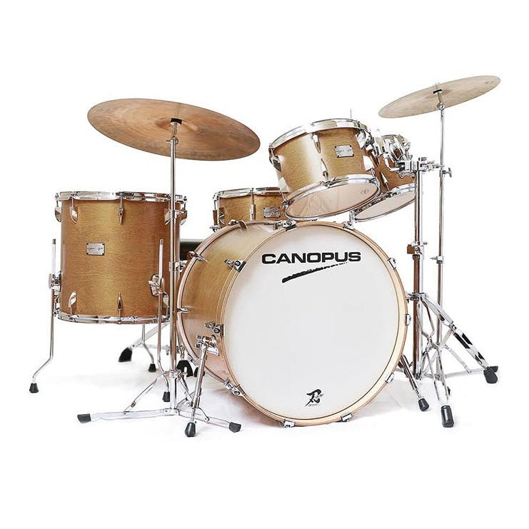 Canopus Yaiba 4pc Groove Drum Set Antique Natural Matte Lacquer - Drum Center Of Portsmouth
