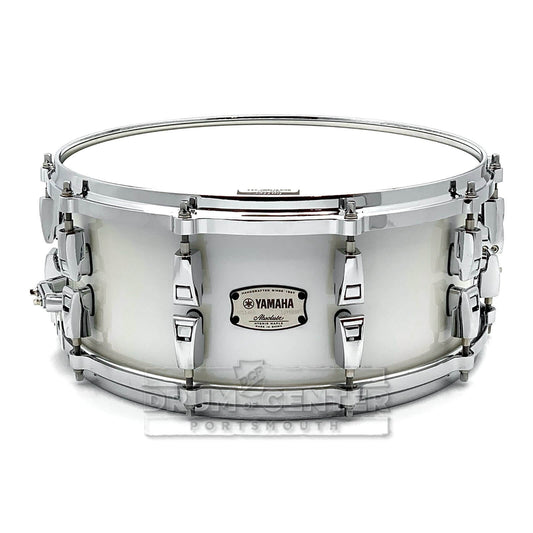 Yamaha Absolute Hybrid Maple Snare Drum 14x6 Polar White - Drum Center Of Portsmouth