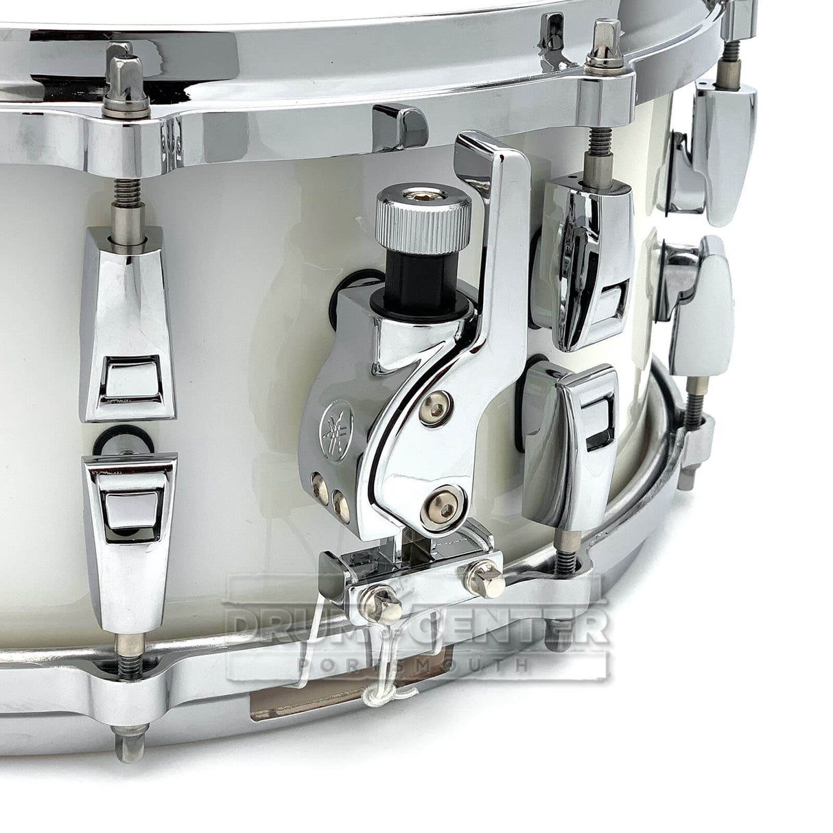 Yamaha Absolute Hybrid Maple Snare Drum 14x6 Polar White - Drum Center Of Portsmouth
