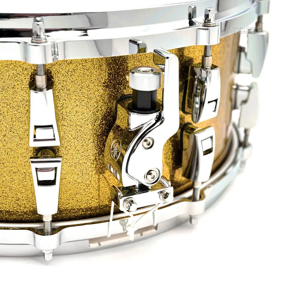 Yamaha Absolute Hybrid Maple Snare Drum 14x6 Gold Champagne - Drum Center Of Portsmouth
