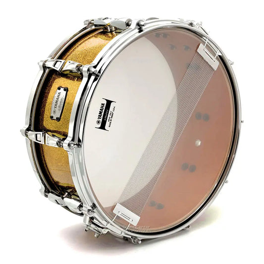 Yamaha Absolute Hybrid Maple Snare Drum 14x6 Gold Champagne - Drum Center Of Portsmouth