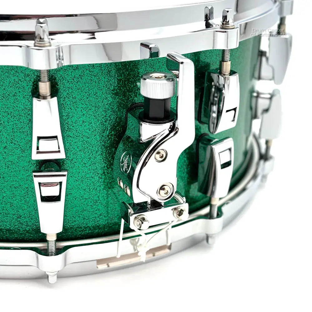 Yamaha Absolute Hybrid Snare Drum 14x6 Jade Green Sparkle - Drum Center Of Portsmouth
