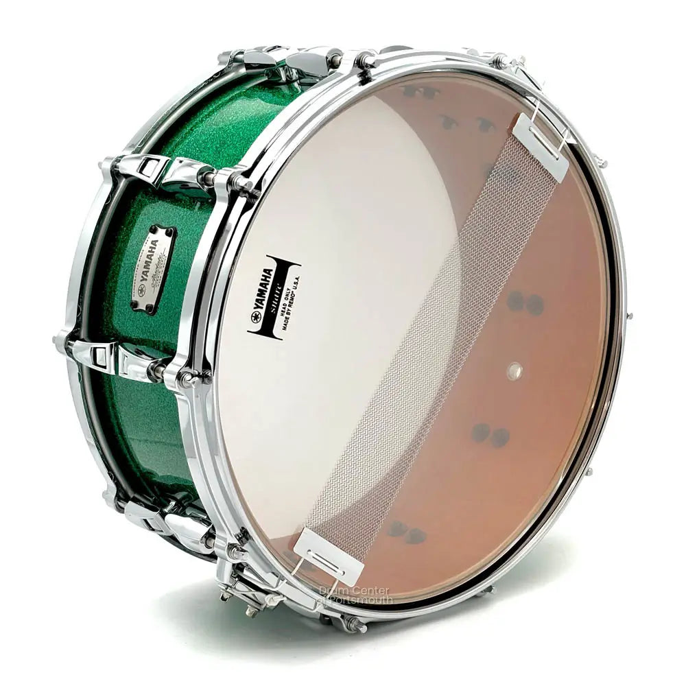 Yamaha Absolute Hybrid Snare Drum 14x6 Jade Green Sparkle - Drum Center Of Portsmouth