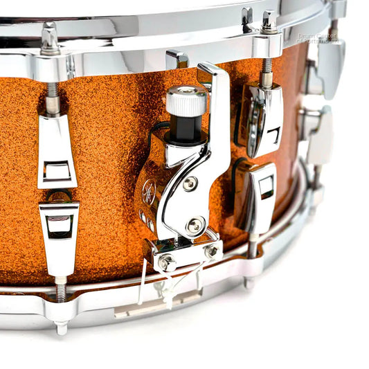 Yamaha Absolute Hybrid Snare Drum 14x6 Orange Sparkle - Drum Center Of Portsmouth