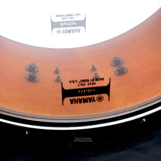 Yamaha Absolute Hybrid Snare Drum 14x6 Orange Sparkle - Drum Center Of Portsmouth