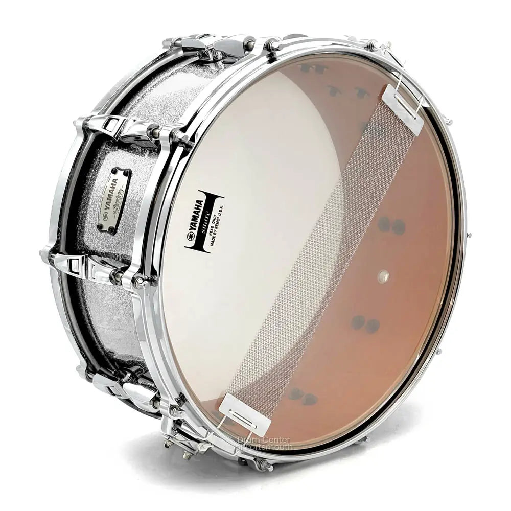 Yamaha Absolute Hybrid Maple Snare Drum 14x6 Silver Sparkle - Drum Center Of Portsmouth