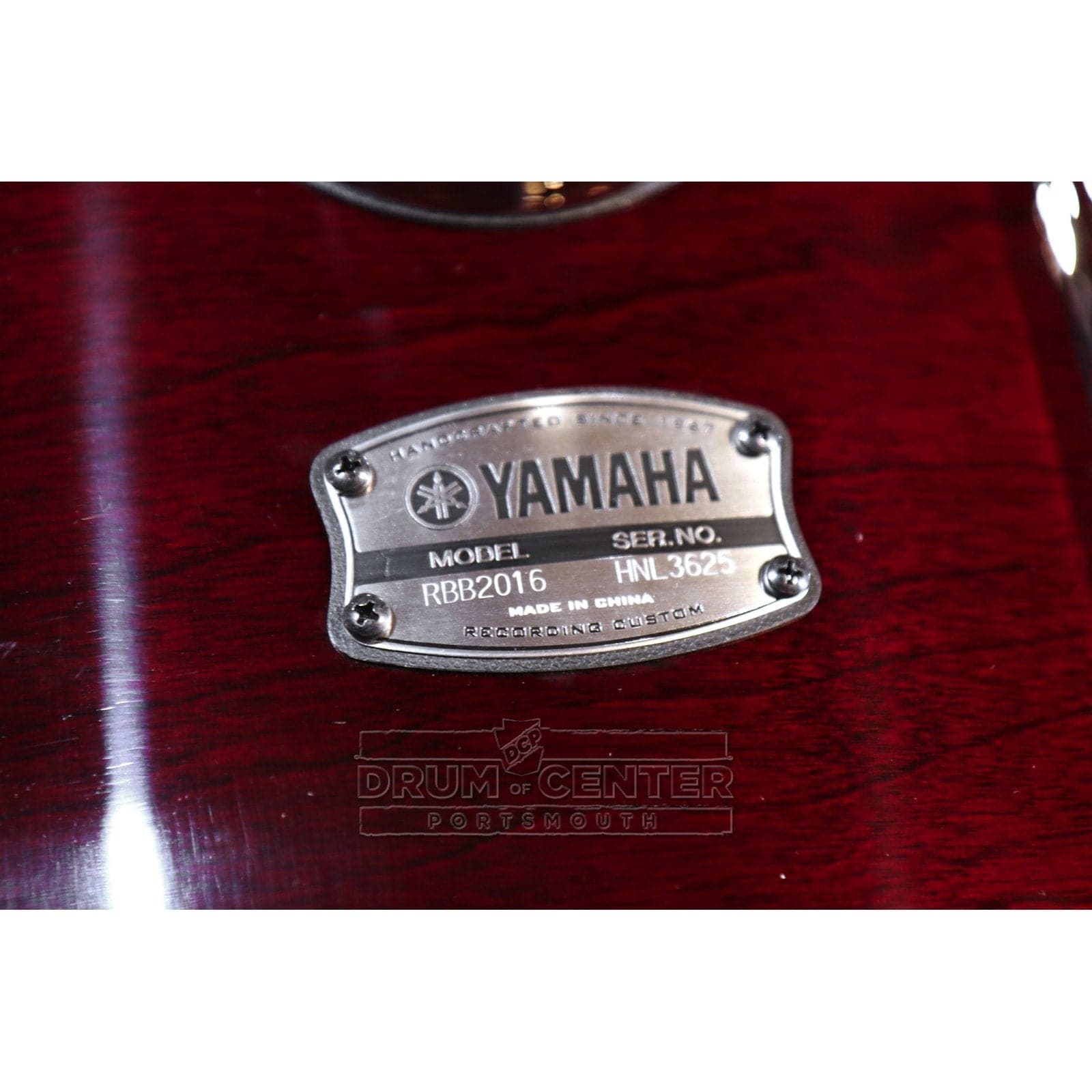 Yamaha Recording Custom 4pc Drum Set Classic Walnut - Drum Center Of Portsmouth