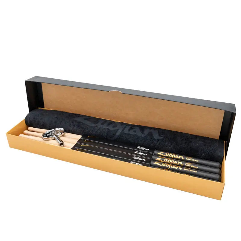 EMBARGOED - ENABLE NOV 27 - Zildjian 5A Dip Drum Stick Bundle - 4 Pairs w/FREE Towel & Drum Key - Drum Center Of Portsmouth