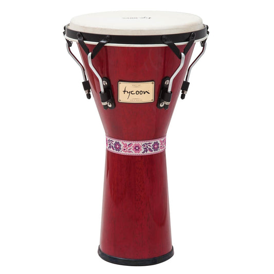 Tycoon Percussion 12 Supremo Series Djembe - Red Finish