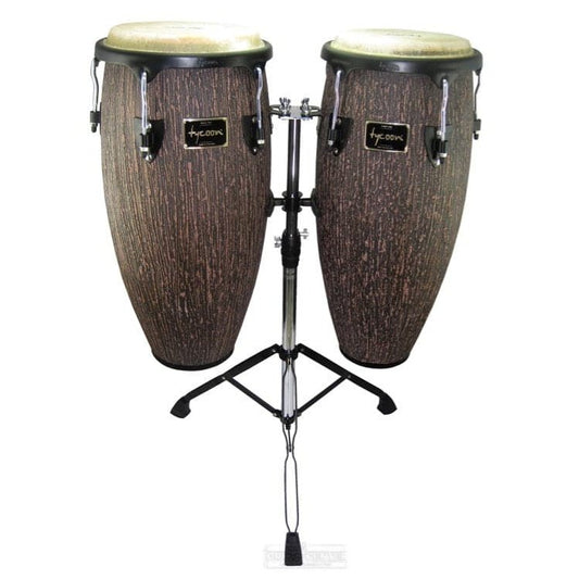 Tycoon Supremo Select Series Conga Set - Lava Wood Finish