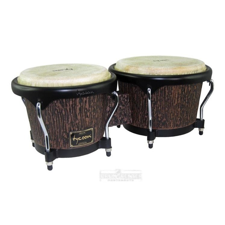 Tycoon Supremo Select Series Bongos - Lava Wood Finish