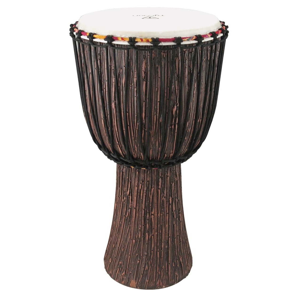 Tycoon 12 inch. Supremo Select Lava Wood Series Rope-Tuned Djembe