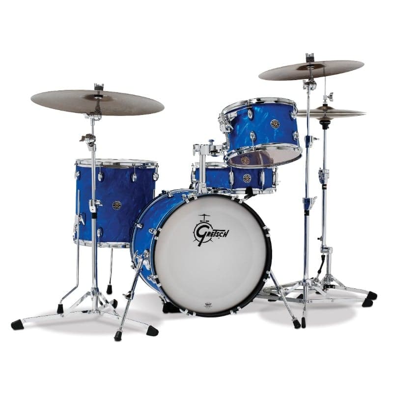 Gretsch Catalina Club 4 Piece Drum Set w/20bd - Blue Satin Flame