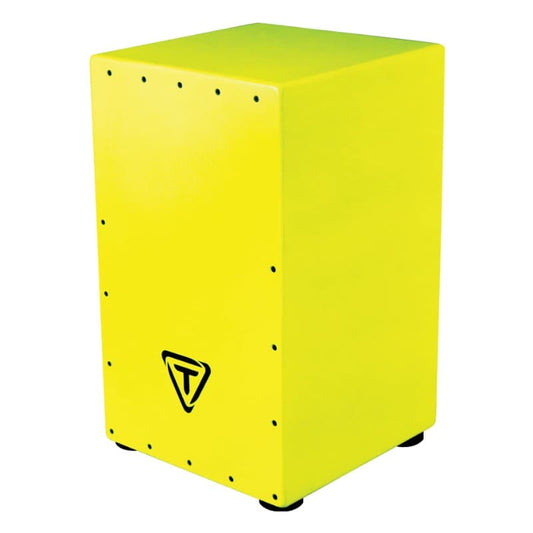 Tycoon Percussion Bold Series Cajon Pack Hi-Viz Yellow