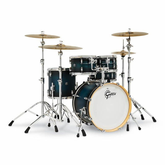 Gretsch Renown 5pc Drum Set 20/10/12/14/14x5.5 - Satin Antique Blue Burst