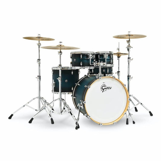 Gretsch Renown 5pc Drum Set 22/10/12/16/14x5.5 - Satin Antique Blue Burst
