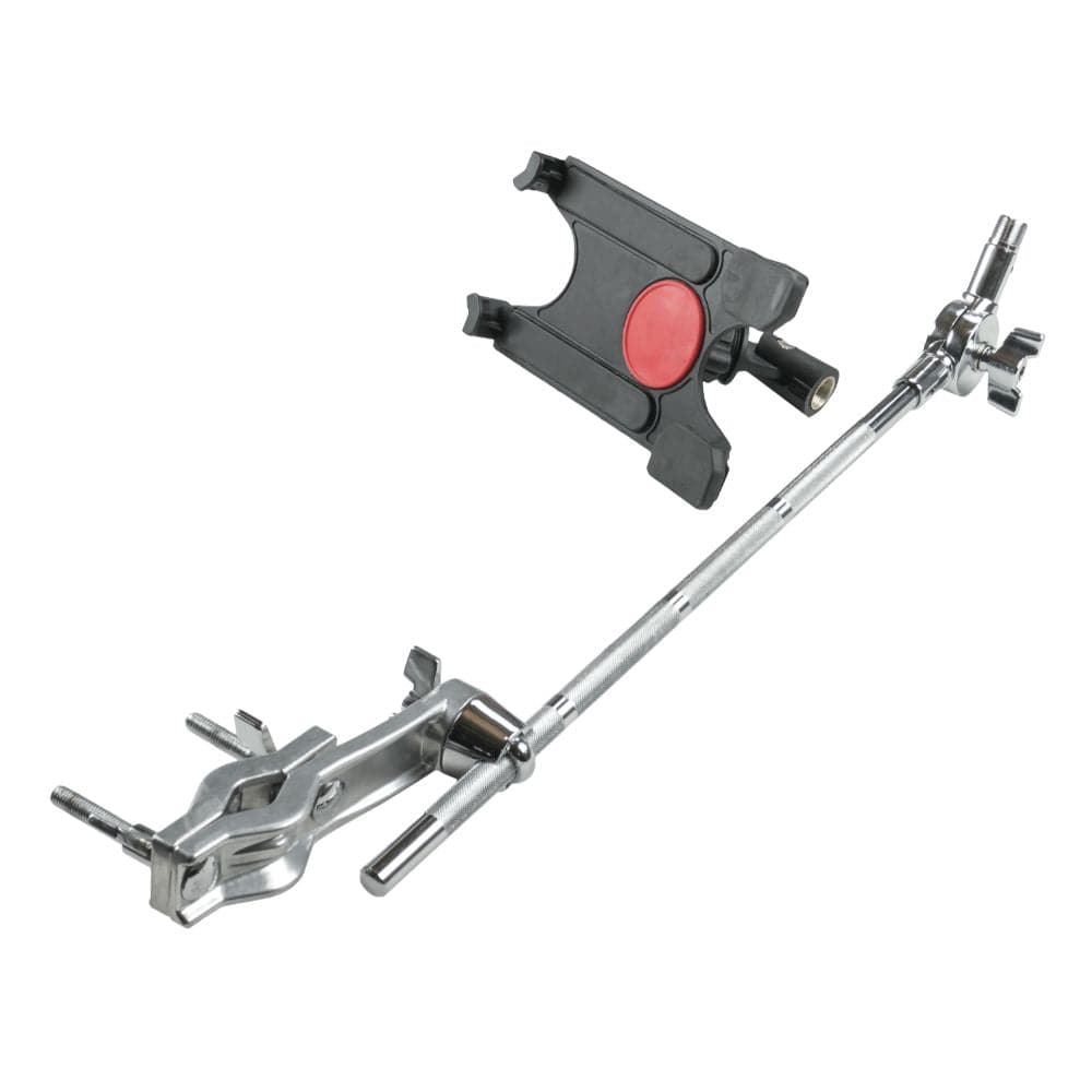 Gibraltar Tablet Mount with Long Boom Arm and Grabber Clamp