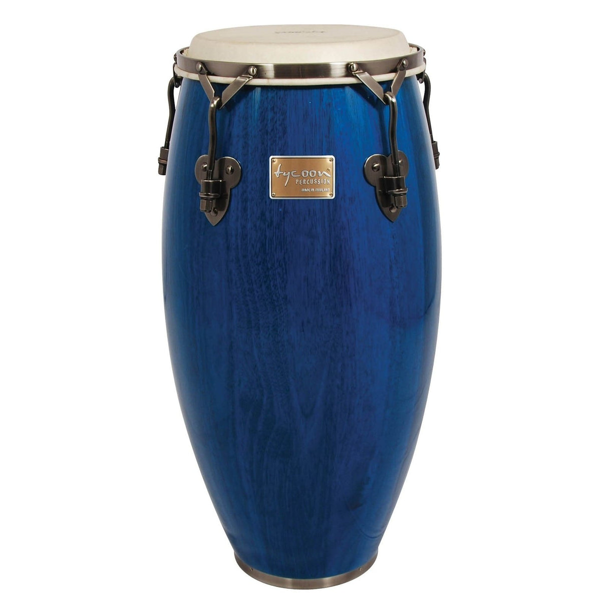 Tycoon Percussion 11 Signature Classic Series Blue Quinto With Matching Single Stand