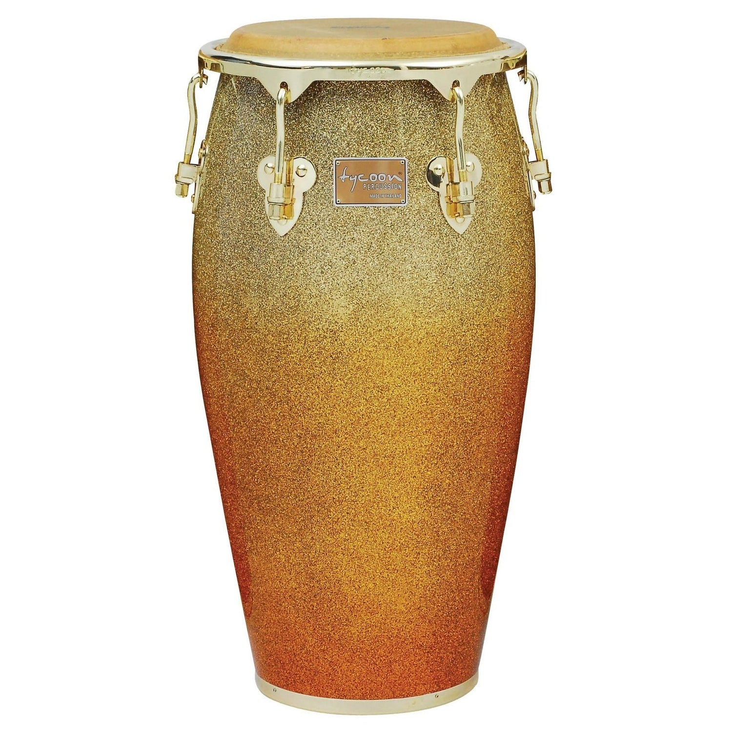 Tycoon Percussion 11 3/4 Master Platinum Sunrise Series Conga w/Single ...