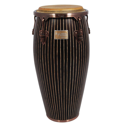 Tycoon Percussion 11 Master Hand-Crafted Pinstripe Series Quinto With Single Stand
