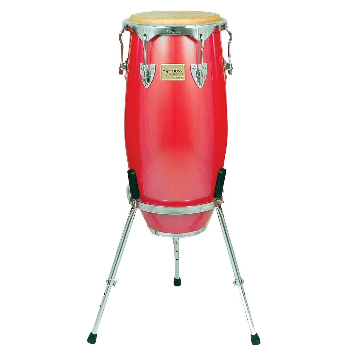 Tycoon Percussion 11 Concerto Series Red Spectrum Quinto With Single Stand