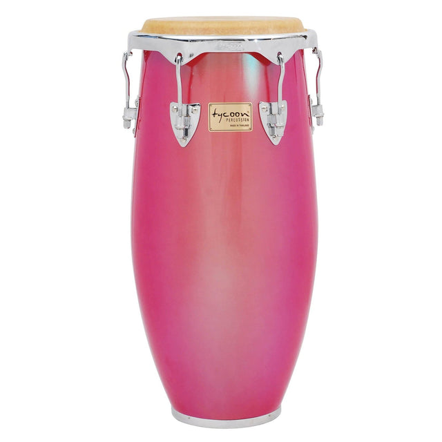 Tycoon Percussion 11.75 Concerto Series Red Spectrum Conga With Single Stand