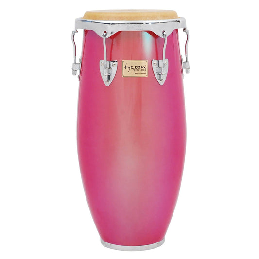 Tycoon Percussion 11.75 Concerto Series Red Spectrum Conga With Single Stand
