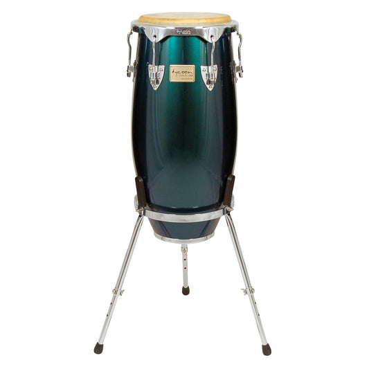 Tycoon Percussion 11.75 Concerto Series Green Spectrum Conga With Single Stand