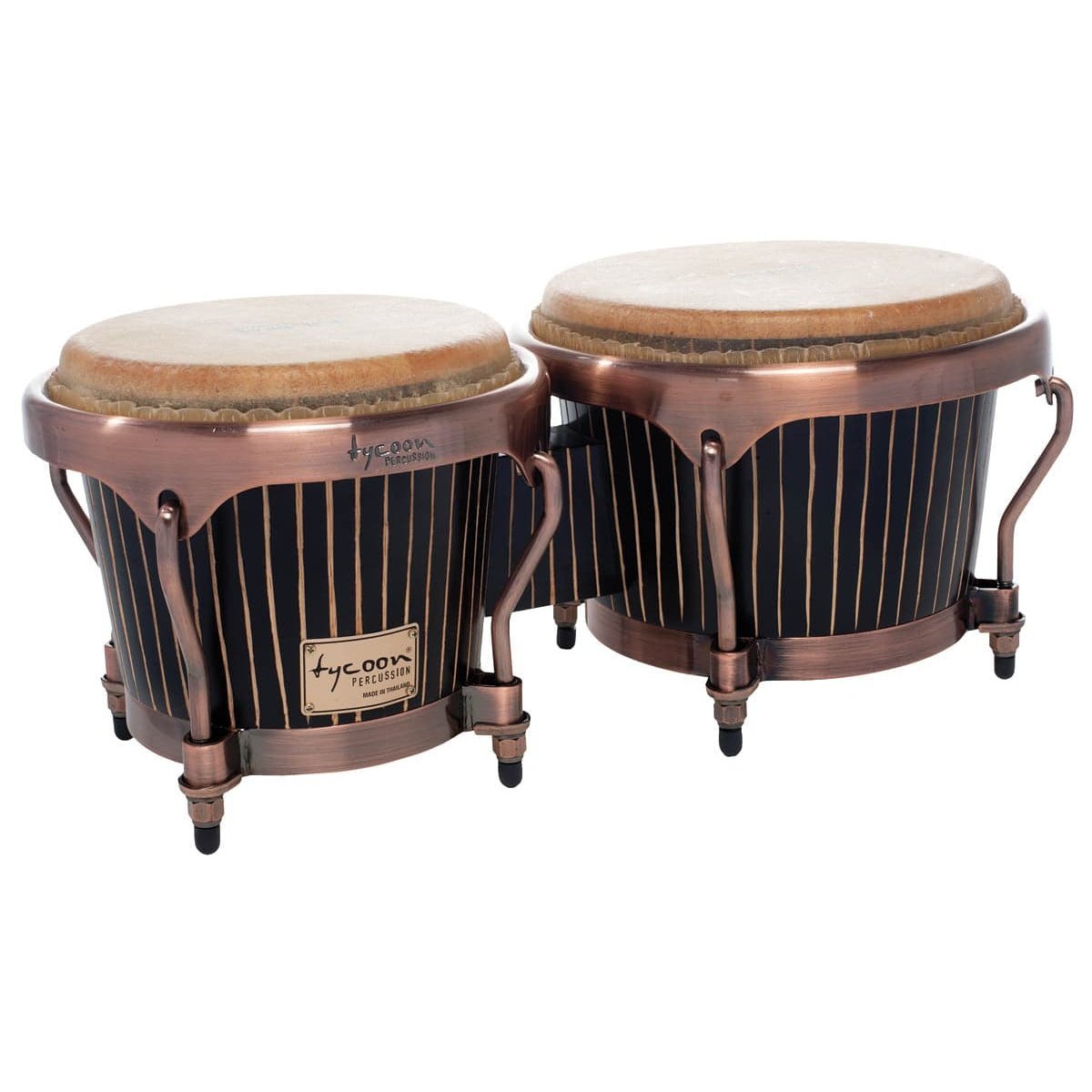 Tycoon Master Hand-crafted Pinstripe Series Bongos