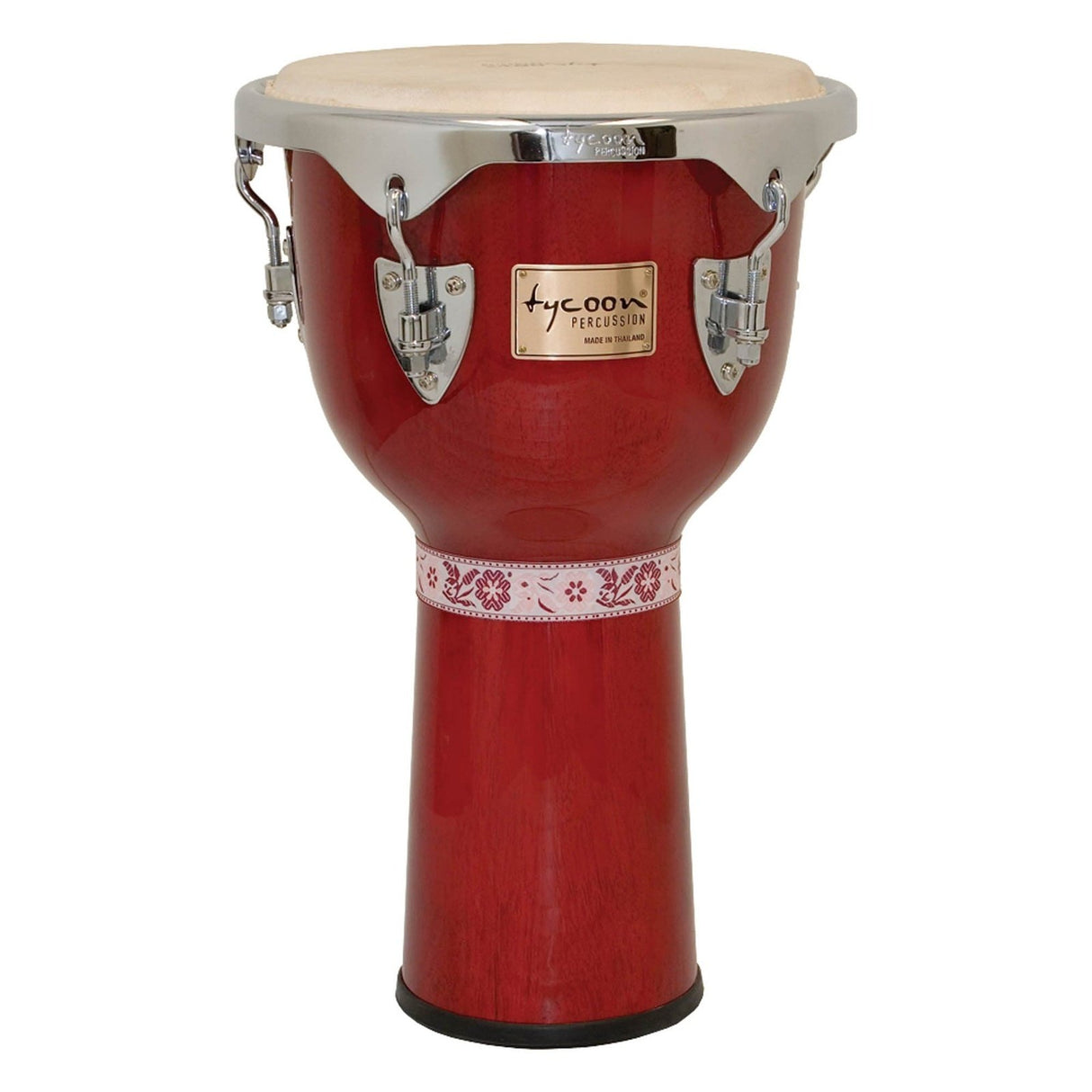 Tycoon Percussion 12 Concerto Series Djembe - Red Finish