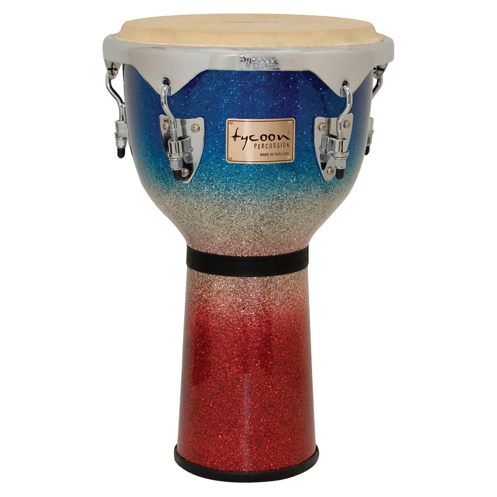 Tycoon Percussion : 12 Master Platinum Tri-Fade Djembe