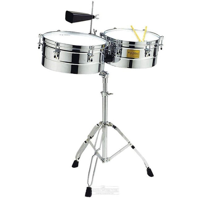 Tycoon 14 Inch. & 15 Inch. Chrome Shell Timbales