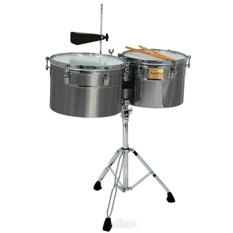 Tycoon Extra-deep Shell Brushed Chrome Timbales