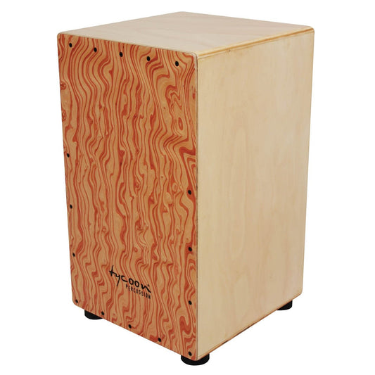 Tycoon 29 Series Siam Oak Cajon With Hand Painted Front Plate