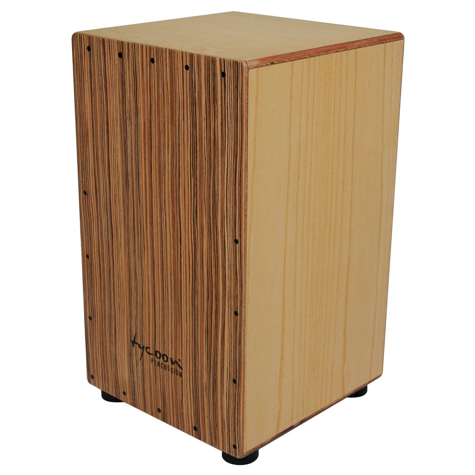 Tycoon 29 Series Birh Wood Box Cajon With Zebrano Front Plate