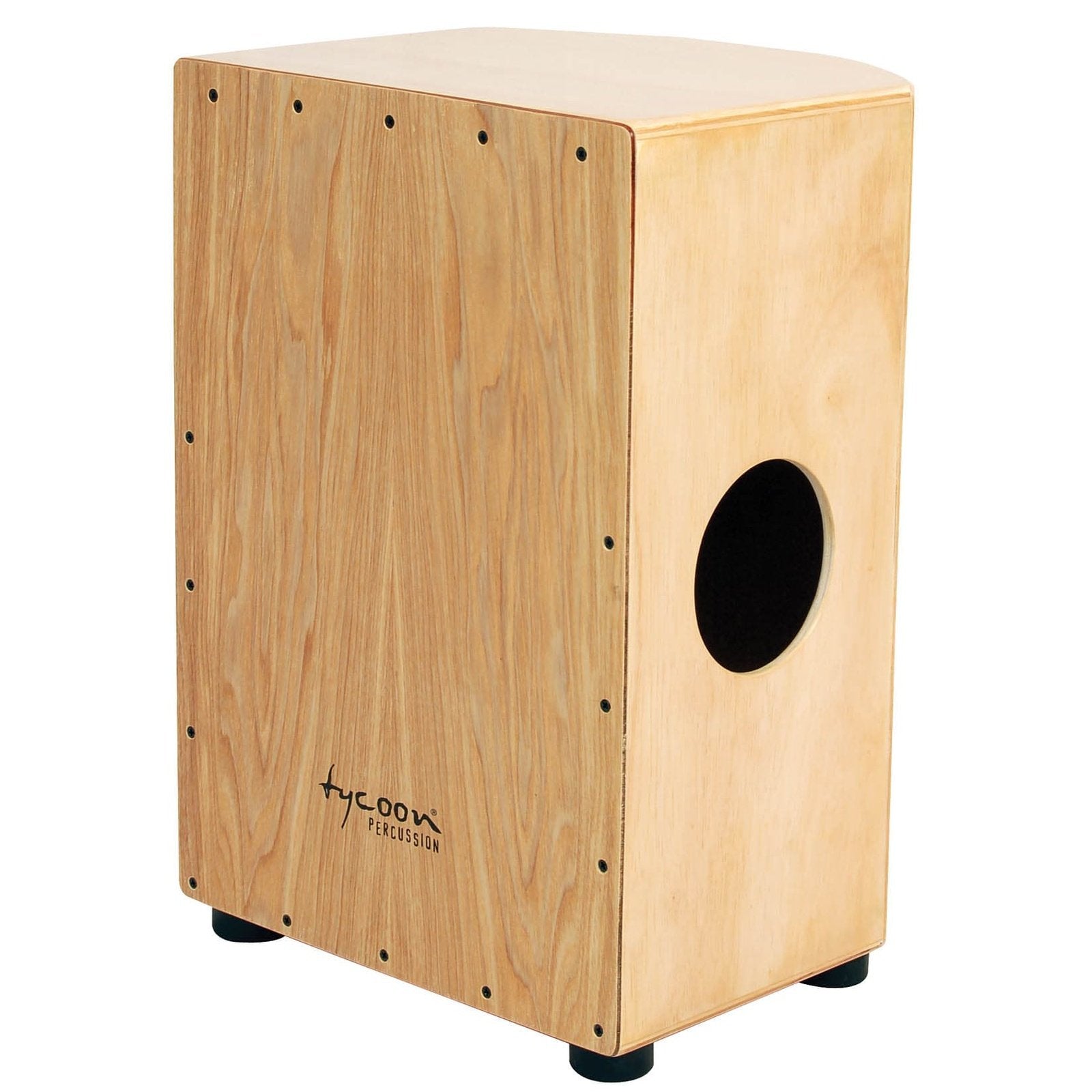 Tycoon Percussion 35 Roundback Series Cajon With North American Ash Front Plate