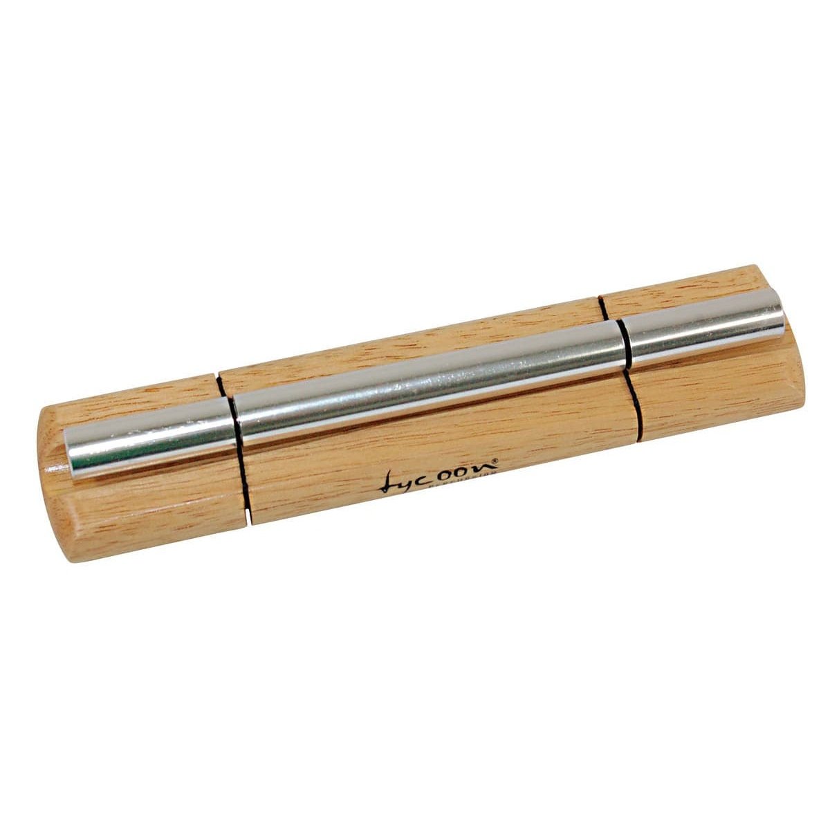 Tycoon Percussion Medium Chrome Plated Chime On Siam Oak Bar