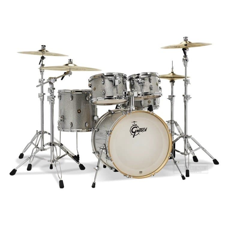 Gretsch Catalina Maple 5 Piece Drum Set - Silver Sparkle