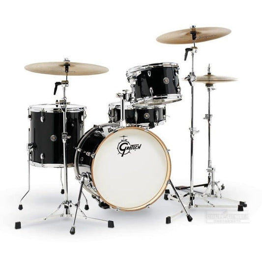 Gretsch Catalina Club 4 Piece Drum Set (18/12/14/14SN) - Piano Black