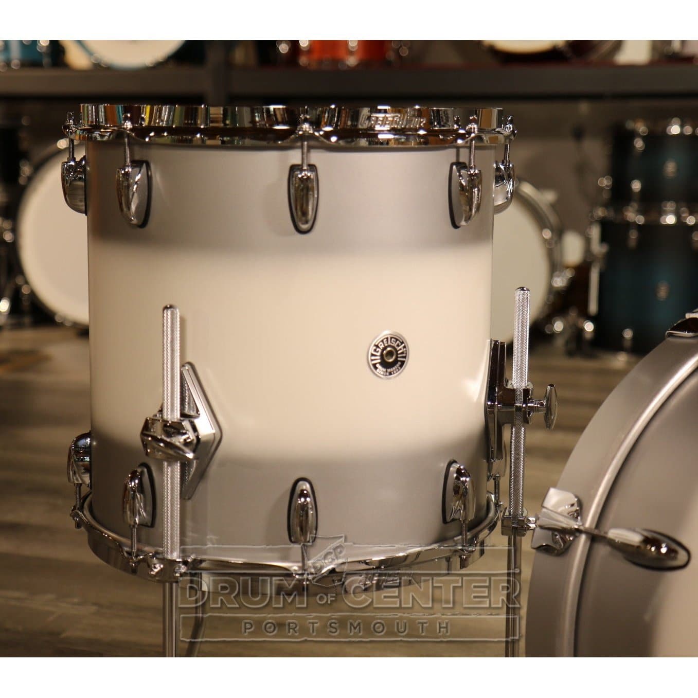 Gretsch Brooklyn 3pc Drum Set Silver Mist Duco