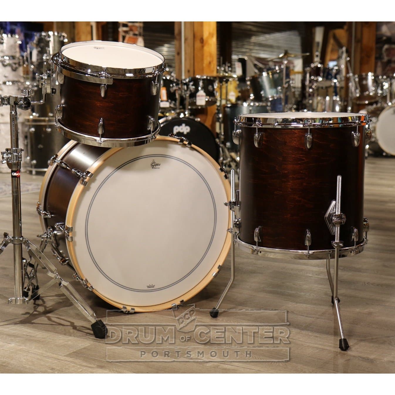 Gretsch Brooklyn 3pc Rock Drum Set Satin Antique Maple - DCP Exclusive!