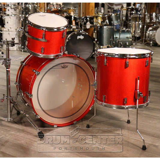 Noble & Cooley Horizon 3pc Drum Set Cherry Stain Gloss