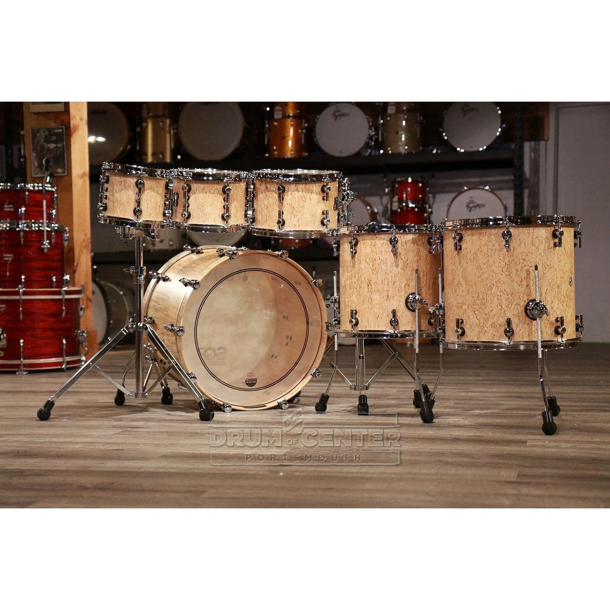 Sonor SQ2 Beech 6pc Drum Set Scandinavian Birch 1010954-2