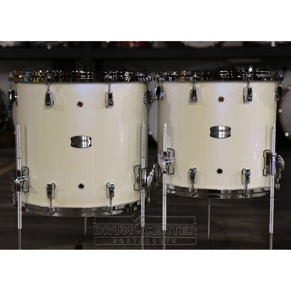 Yamaha Absolute Hybrid 5pc Drum Set Polar White