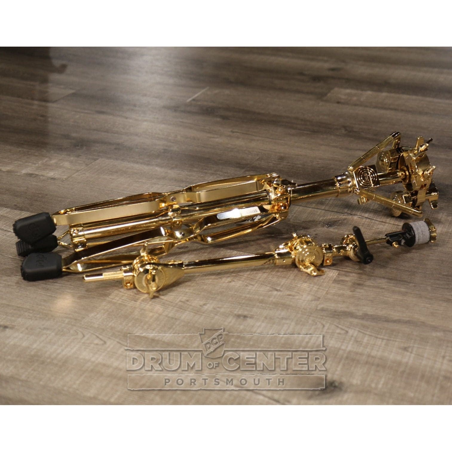 DW DWCP9999GD 9000 Series Heavy Duty Single Tom/Cymbal Stand Gold