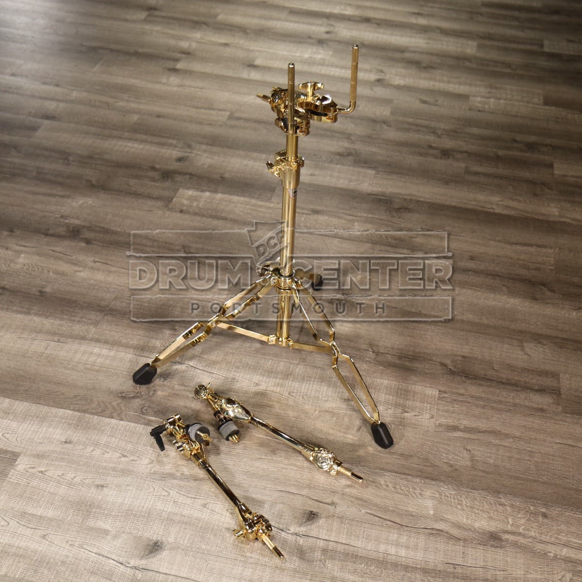 DW DWCP9799GD 9000 Series Heavy Duty Double Cymbal Stand Gold