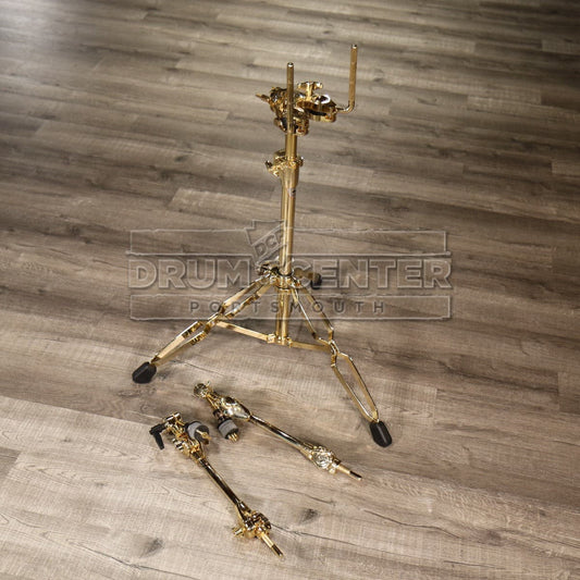 DW DWCP9799GD 9000 Series Heavy Duty Double Cymbal Stand Gold