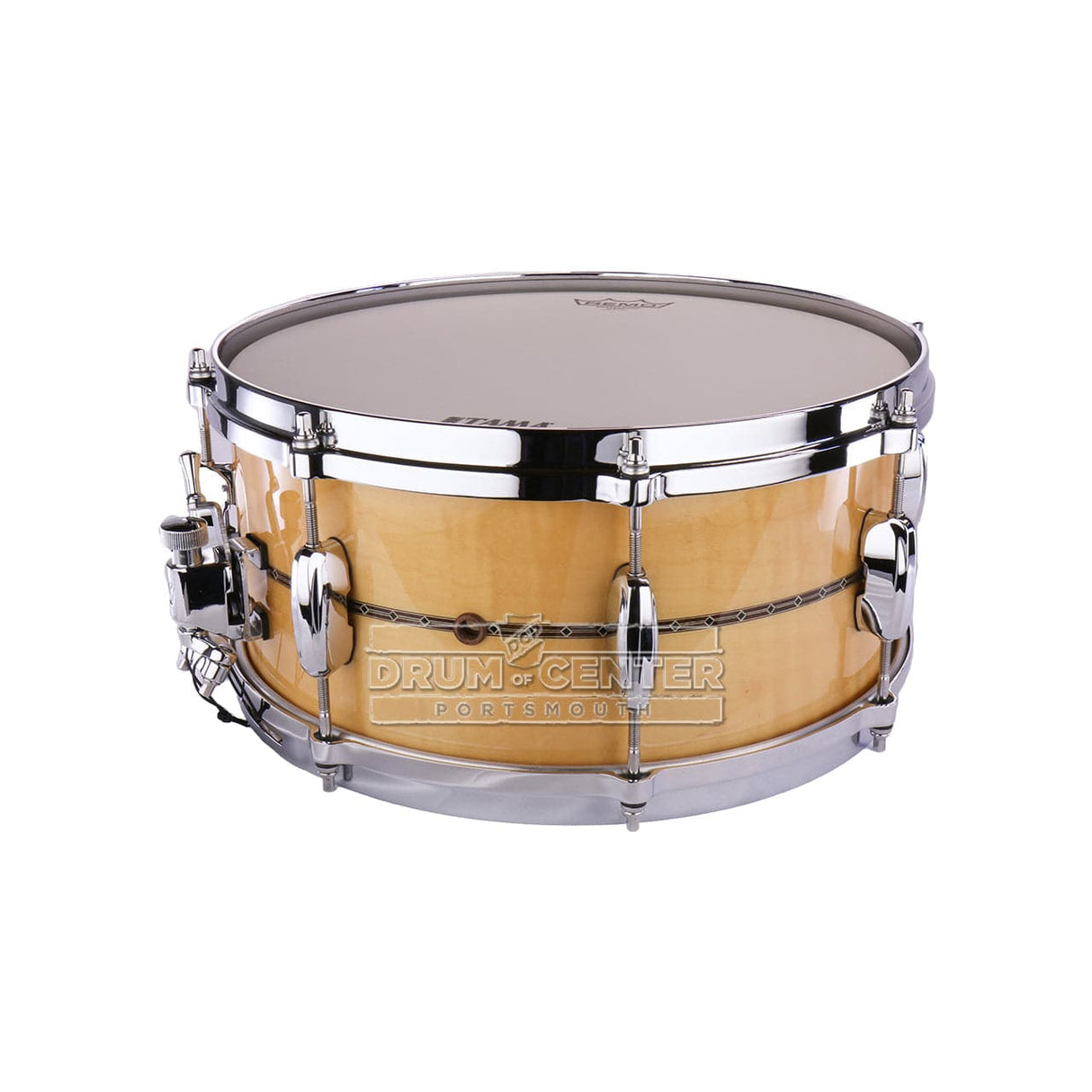 Tama Star Maple Snare Drum 14x6.5 Gloss Natural Curly Maple