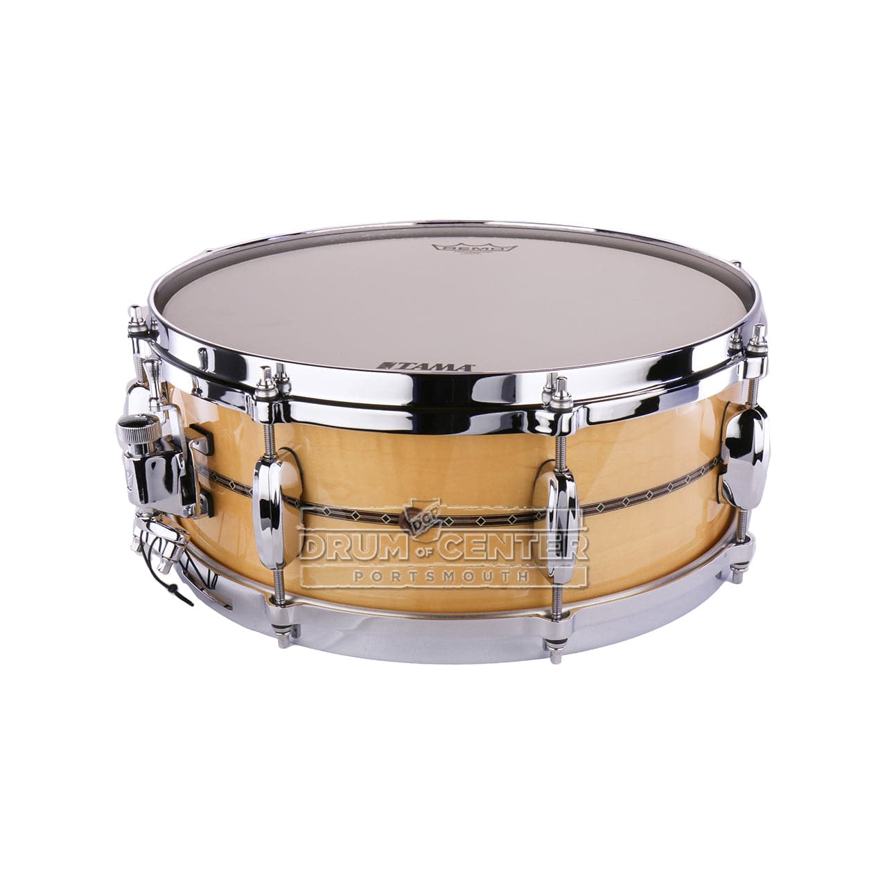 Tama Star Maple Snare Drum 14x5.5 Gloss Natural Curly Maple